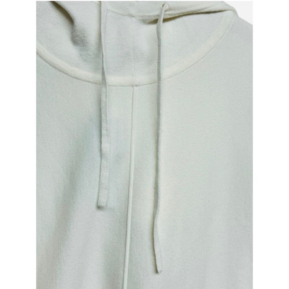 NWT Banana Republic Serene Sweater Women’s Medium Cream ECOVERO Hooded Tunic - Picture 6 of 8